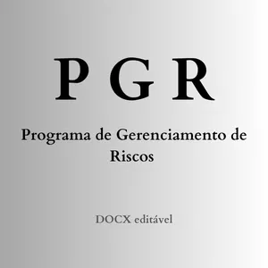 Imagem de capa para o Curso online PGR - Programa de Gerenciamento de Riscos (modelo universal editável)