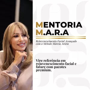 Imagem de capa para o Curso online Mentoria M.A.R.A - Rejuvenescimento Facial Avançado Método Márcia Arieta