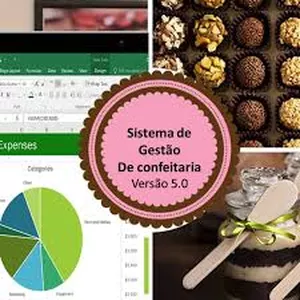 Planilha SGC - Planilha de Gestão de Confeitaria 6.0 ( Com Curso de Gestão)