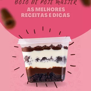 Imagem de capa para o Ebook Bolo de Pote Master