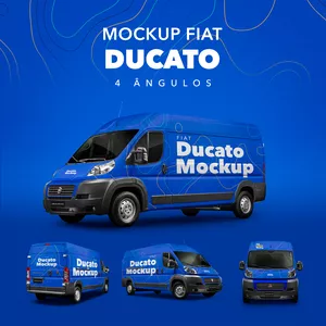 Imagem de capa para o Curso online MOCKUP FIAT DUCATO MAXICARGO 2021 - 4 ÂNGULOS