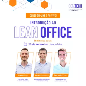 Imagem de capa para o Curso online CON.TECH | Introdução ao Lean Office | Turma 1