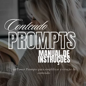 Imagem de capa para o Ebook Conteudo Prompts Manual de Instruções 