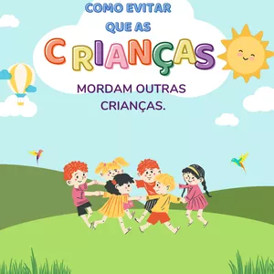 Imagem de capa para o Ebook COMO EVITAR QUE CRIANÇA MORDA OUTRAS CRIANÇAS.