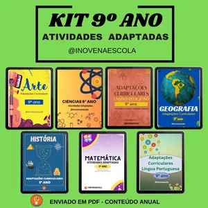 Imagem do curso Kit 9º ano - Atividades Adaptadas