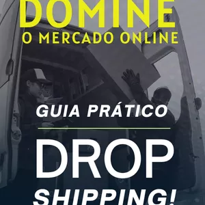 Imagem de capa para o Ebook Dropshipping de sucesso:  acumule riqueza no mercado de vendas online.