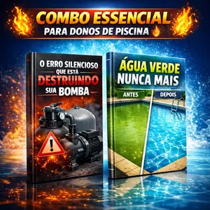 Imagem de capa para o Ebook Combo Essencial para Donos de Piscina