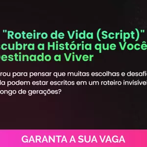 Imagem de capa para o Curso online Roteiro de Vida (Script) – Redescubra a História que Você Está Destinado a Viver
