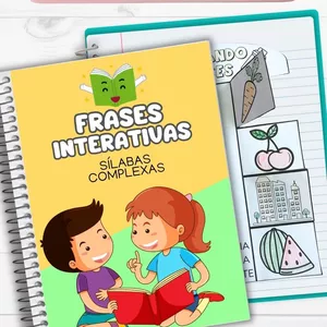 Imagem de capa para o Ebook Frases interativas sílabas complexas 