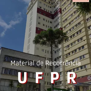 Imagem de capa para o Ebook Material de Recorrência 2ª fase UFPR - Biologia, Química e Redação.