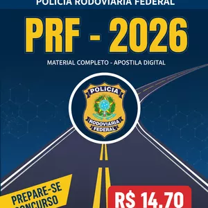 Imagem de capa para o Ebook Apostila Concurso Policia Federal (PRF) - 2026 - PRÉ EDITAL