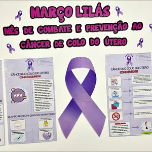 Imagem de capa para o Ebook 💜 𝐊𝐈𝐓 𝐌𝐀𝐑𝐂̧𝐎 𝐋𝐈𝐋𝐀́𝐒: 𝐂𝐀̂𝐍𝐂𝐄𝐑 𝐃𝐎 𝐂𝐎𝐋𝐎 𝐃𝐎 𝐔́𝐓𝐄𝐑𝐎! 💜