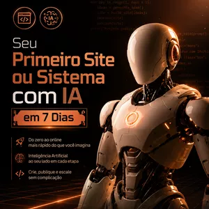 Imagem do curso Seu Primeiro Site ou Sistema com IA em 7 Dias