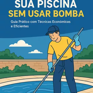 Imagem de capa para o Ebook GUIA PRÁTICO COMO ASPIRAR PISCINA SEM BOMBA