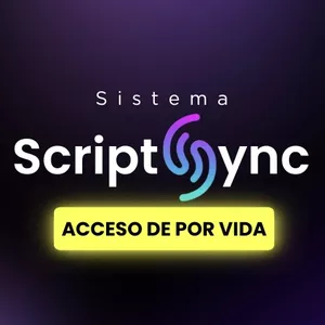 Imagen de portada para Curso online RECIBE LAS ACTUALIZACIONES DEL SISTEMA SCRIPTSYNC DE POR VIDA