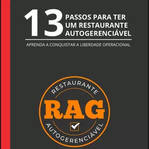 Imagem de capa para o Ebook E-book 13 Passos para um Restaurante Autogerenciável