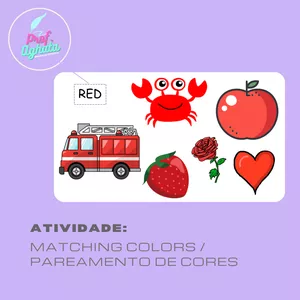 Imagem de capa para o Ebook Color Match/Pareamento de Cores - Educação Infantil