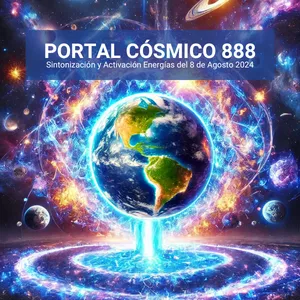 Imagen de portada para Ebook Portal Cósmico 888 Sintonización y Activación Energías del 8 de Agosto 2024