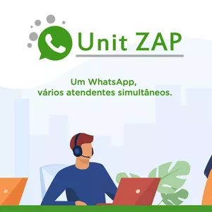 Imagem de capa para o Curso online UnitZap - Um WhatsApp, vários atendentes simultâneos