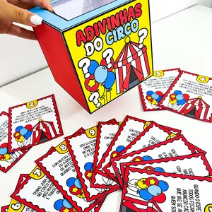 Imagem de capa para o Ebook Adivinhas do circo Dia do circo