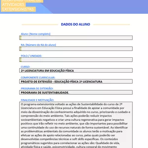 Imagem de capa para o Ebook Portfólio PROJETO DE EXTENSÃO - EDUCAÇÃO FÍSICA 2ª LICENCIATURA UNOPAR ANHANGUERA