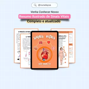 Imagem de capa para o Ebook GUIA COMPLETO DE SINAIS VITAIS: Tudo o que Você Precisa Saber para Monitorar a Saúde