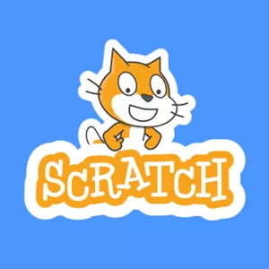 Imagem de capa para o Curso online Coding Scratch - programação em blocos para crianças e professores.