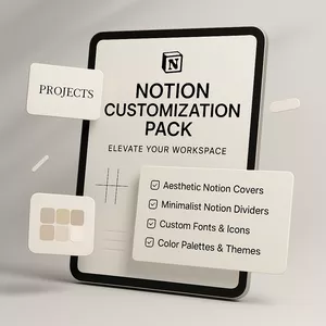 Cover image for Online course Notion Customisation Resources LD