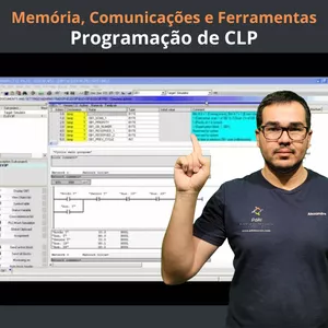 Imagem de capa para o Curso online Programação de CLP - Memória, Comunicações e Ferramentas - Curso Automação Industrial da PdAI 