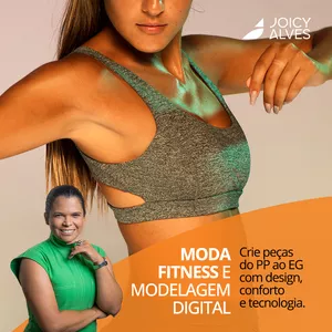 Imagem de capa para o Curso online Curso Modelista Moda Fitness | Método Joicy Alves