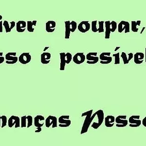 Imagem de capa para o Ebook Curso Finanças Pessoais - "Viver e Poupar, sim isso é possível"