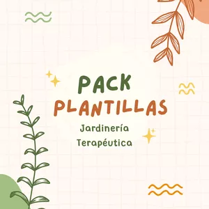 Imagen de portada para Ebook Pack de Plantillas de Jardinería Terapéutica