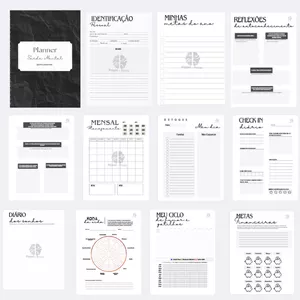 Imagem de capa para o Ebook Planner de Saúde Mental