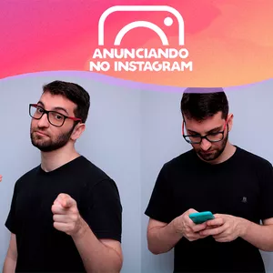 Imagem de capa para o Curso online Anunciando no Instagram