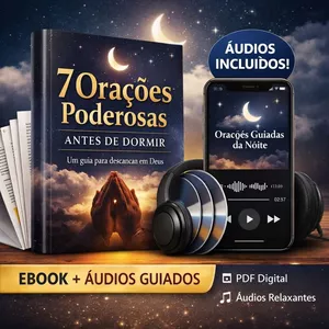 Imagem de capa para o Ebook 🌙 7 ORAÇÕES PODEROSAS ANTES DE DORMIR
