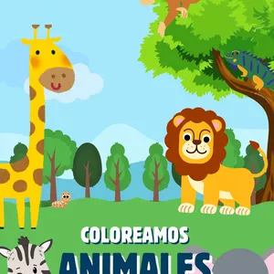 Imagen de portada para Ebook Libro para pintar de animales