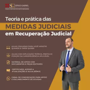 Imagem de capa para o Curso online Teoria e prática das medidas judiciais em Recuperação Judicial