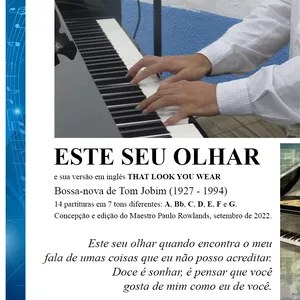 Imagem de capa para o Ebook PARTITURA de ESTE SEU OLHAR
