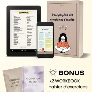 Image de couverture pour le Cours en ligne PACK 3 EBOOKS - L'ENCYCLOPÉDIE DES SYMPTÔMES D'ANXIÉTÉ