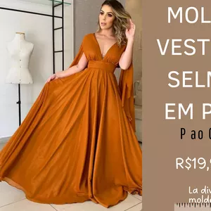 Imagem de capa para o Curso online MOLDE VESTIDO SELMA EM PDF