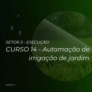 Imagem de capa para o Curso online CURSO 14 – Automação de sistema de irrigação