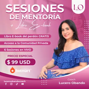 Imagen de portada para Curso online SESIONES DE MENTORÍA + GRATIS EBOOK EL PERDONAR CAMBIÓ MI VIDA