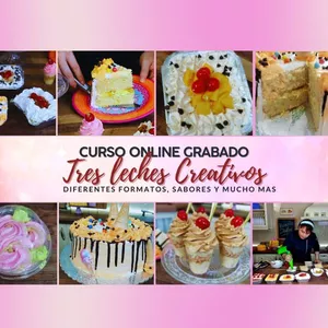 Imagen de portada para Curso online Tres leches creativos 