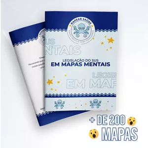 Imagem de capa para o Ebook LEGISLAÇÃO DO SUS EM MAPAS MENTAIS