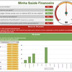 Imagem de capa para o Curso online Planilha Saúde Financeira