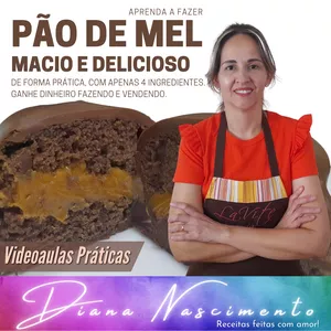 Pão de mel macio e delicioso com apenas 4 ingredientes - Faça e Venda