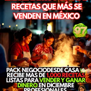 Imagen de portada para Ebook 🎄🔥 MEGA RECETARIO NAVIDEÑO PRO – +1000 RECETAS PARA EMPRENDER YA Y GANAR DINERO ESTA NAVIDAD 💰✨