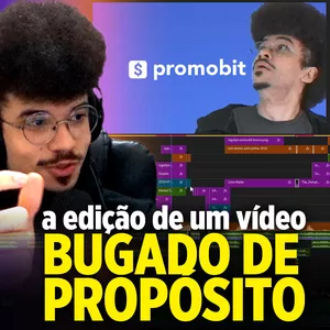 Imagem de capa para o Curso online a edição de um vídeo bugado de propósito (loop temporal - promobit)