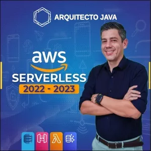 Imagen de portada para Curso online AWS Serverless 2023