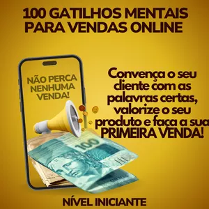Imagem de capa para o Ebook 100 GATILHOS MENTAIS PODEROSOS PARA VENDAS ONLINE - INICIANTES